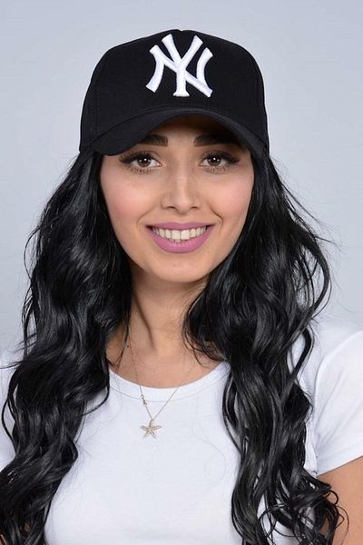 Outlet Çarşım Ny Yankees Cap Women's Black Sports Hat