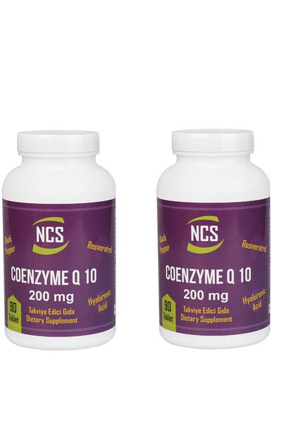 NCS Coenzyme Q10 Hyaluronic Acid Coenzyme Q10 200 Mg 90 Tab 2 Boxes