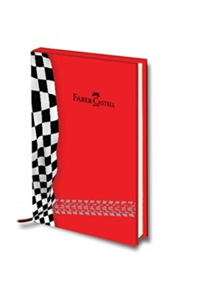 Faber Castell Racer Model A5 Hard Cover Lined Notebook (red)