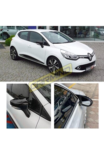 Carmind Renault Clio 4 Batman Yarasa Ayna Kapağı Piano Black 2012-2019