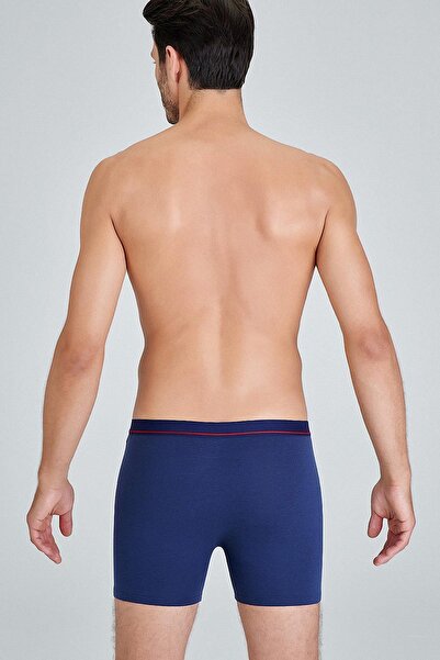 Kom Uzun Paça Sporcu Koton Modal Erkek Boxer Külot Marco Şort