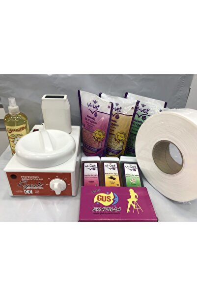 Vi-vet Ege Sir 1+1 Ağda Makinesi+ İnci Ağda 3'lü Geniş Set