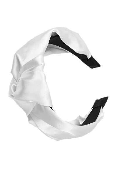 hahai accessories Hahai Women's Wide Band Flowing Satin Crown