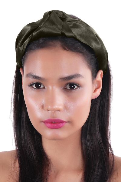 hahai accessories تاج Hahai نسائي واسع النطاق من الساتان