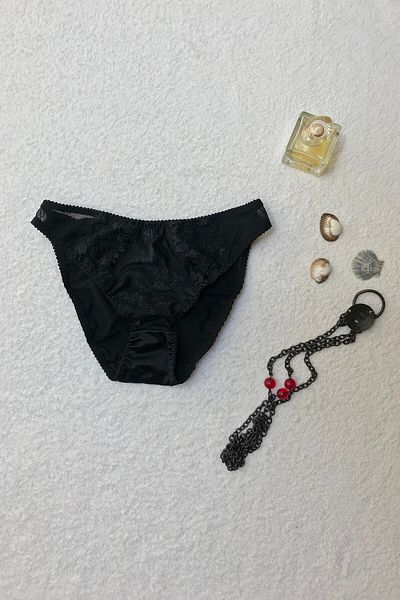 Belladonna Women's Black Lace Laced Panties