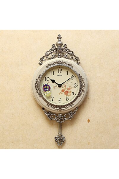 Lisheng 8074 Wı Beyaz Sarkaçlı Duvar Saati Ithalatcıdan