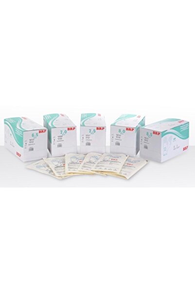 BRP قفازات جراحية معقمة خالية من البودرة N0:6.5