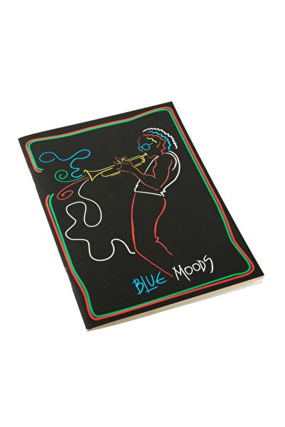 Tosbaa Müzisyen Serisi Blue Moods 15x21 Cm Çizgisiz Defter