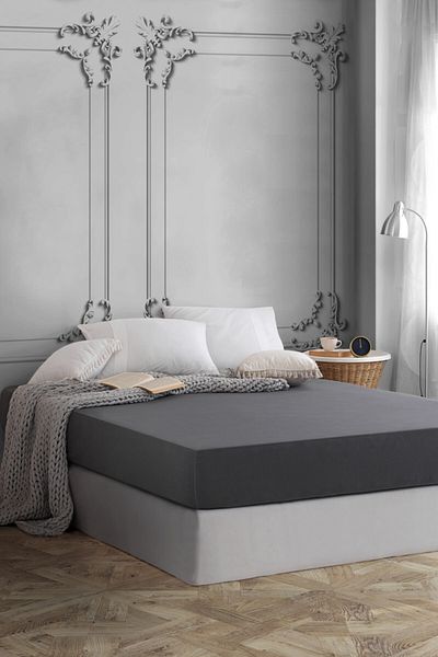 BONJARDİNHOME King Size Cotton Combed Elastic Sheet