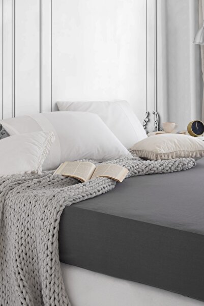 BONJARDİNHOME King Size Cotton Combed Elastic Sheet