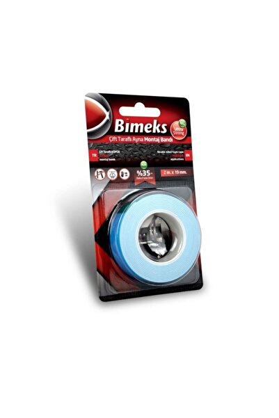 bimeks Çift Taraflı Bant 2 Mt X 19 Mm (ayna Montaj)