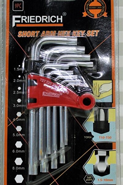 DIGERUI Frıedrıch Alyan Takımı Torks Kısa 9 Parça