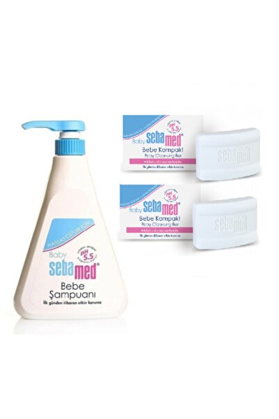 Sebamed شامبو أطفال Ph 5.5 500 مل + Ph 5.5 Baby Compact 100 جرام
