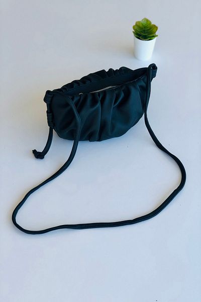 Bagzone Geantă de umăr neagră pentru femei