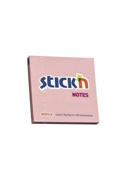 Gıpta Stickn 76x76 Pastel Light Pink 100 Stickn 76x76 Pastel Orange 100 Sheets Leaves