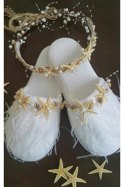 Hüner aksesuar Maternity Crown Slippers Set Starfish