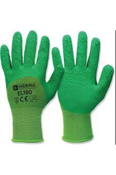 vebura قفازات Meşem الناعمة باللون الأخضر