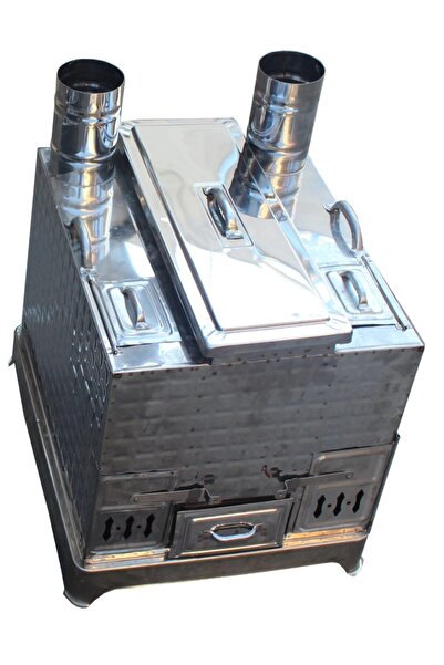 ANKARALI Tokat Kebabı Mangalı Kromçelik Büyük Boy 20 Şişlik..!