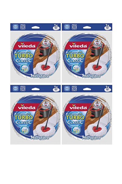 Vileda Turbo Yedek Paspas Mop X 4 Adet