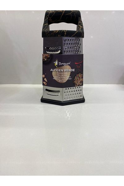 Penguen Marble Pattern Hexagon Grater