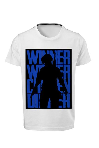 ACR Giyim Tricou alb unisex cu imprimeu digital K-05