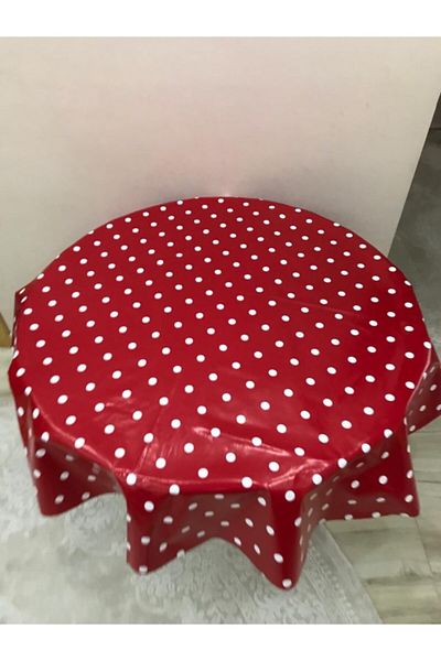 FANTASTIC Oilcloth Tablecloth Pvc Round High Halımefrusat Magaza Product