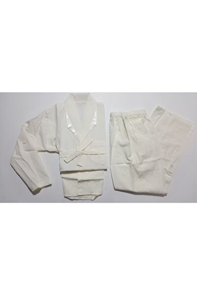 KONYALI Erkek Çocuk Ekru Robdöşambr Tarzı Sünnetlik Pijama Takımı