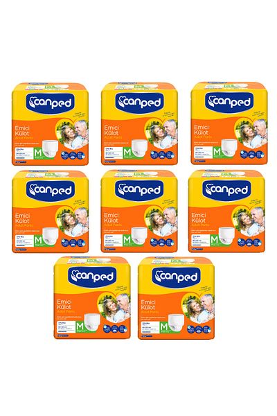 Canped 80pcs Medium 8x10 Absorbent Patient Diapers