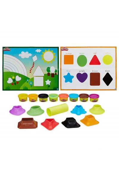 FISHER PRICE Play-doh Renkleri Ve Şekilleri Öğreniyorum Oyun Hamuru Seti B3404