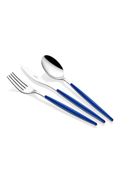 RİVADOSSİ SANDRO Mori Flash Blue 24 Piece Cutlery Set