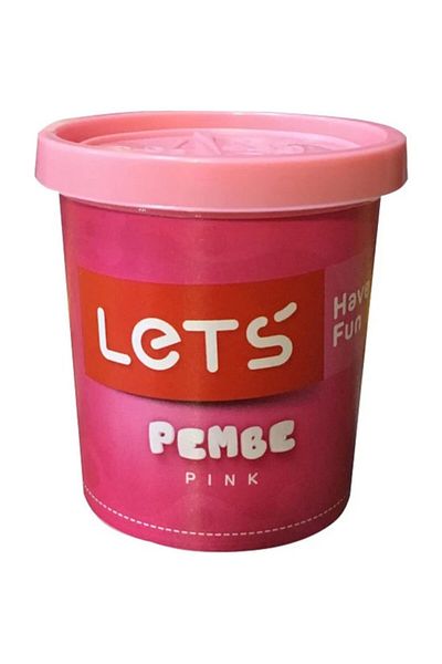 Lets Single Color Play Dough Pink 150 Gr L8340 7