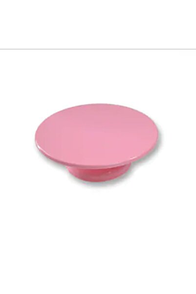 Genel Markalar Plastik Döner Pembe Pasta Sıvama Standı 32 cm