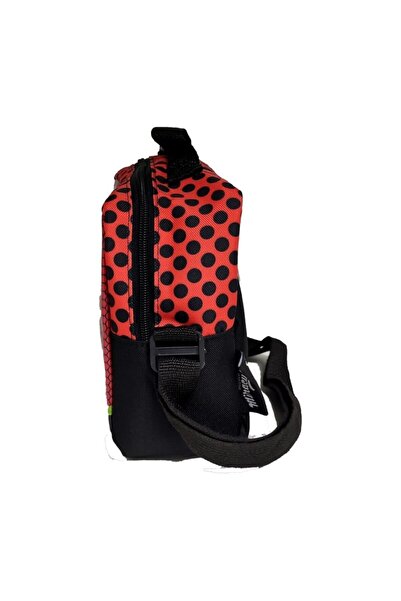 Ladybug ve Cat Noir Ladybug Embossed Primary School Backpack and Lunchbag