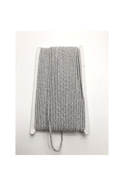 Hobigram Ανοιχτό Γκρι Σχοινί Κορδόνι 3 Mm 1mt – Ειδικό Σχέδιο, Αξεσουάρ, Ποιοτική Παραγωγή, Στυλ που τραβάει τα βλέμματα – Διακοσμητικό Σχ