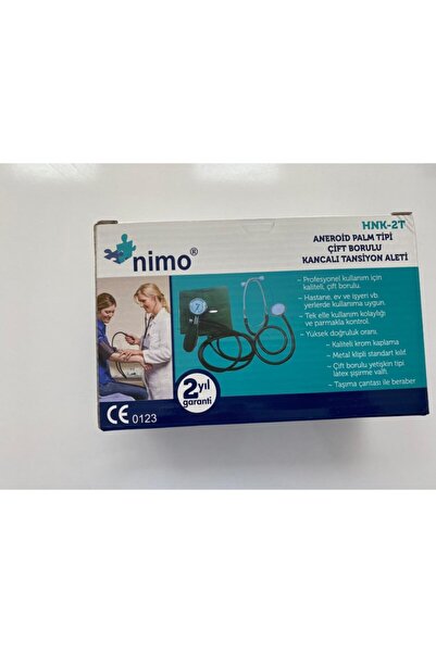 Nimo Aneroid Palm Tipi Çift Borulu Kancalı Tansiyon Aleti