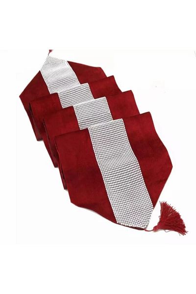 LİNDA MİA Runner Red Stone Velvet