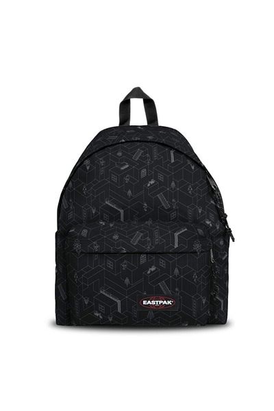 Eastpak حقيبة ظهر سوداء مبطنة من Pak'r Blocks
