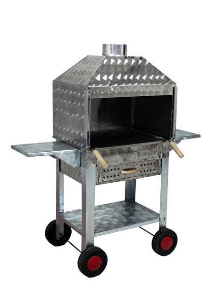 3M Mth-204 Davlumbazlı Kanatlı Çekmeceli Maltız Izgaralı Mangal (4 Tekerlekli)