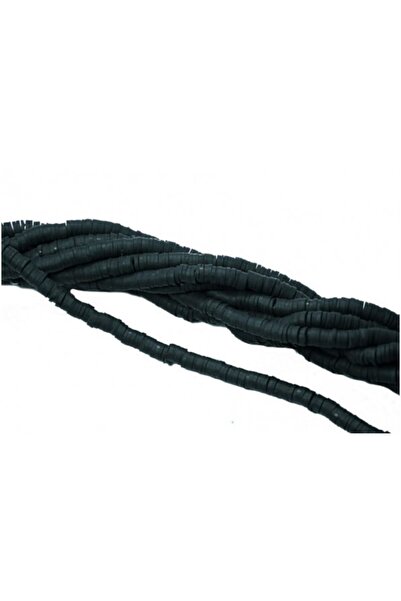 Prestij Boncuk سلسلة خرز فيمو سوداء 5 قطع