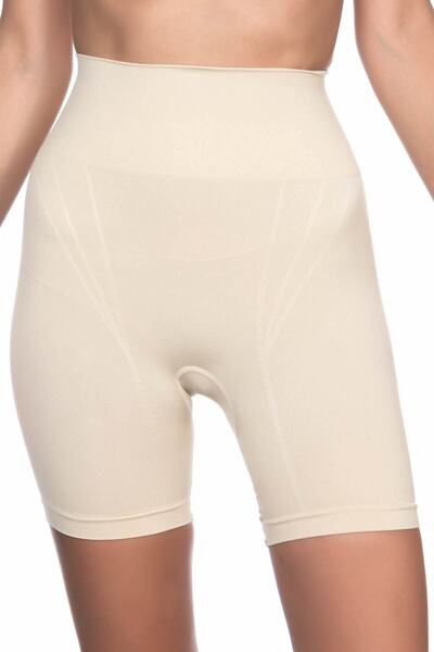 Emay Жіночий бежевий безшовний боксерський корсет