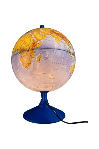 Gürbüz Işıklı Dünya Küresi 20cm Fiziki Ve Siyasi