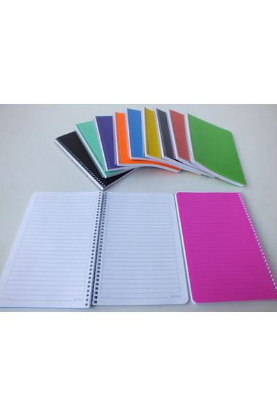 Defne 17x24 Wire 72 YpNotebook Lined ( Textured Cover)