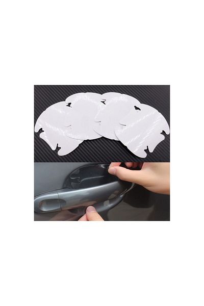Sticker Sepetim Μεμβράνη προστασίας από γρατσουνιές λαβής πόρτας Αξεσουάρ αυτοκινήτου 8 τμχ