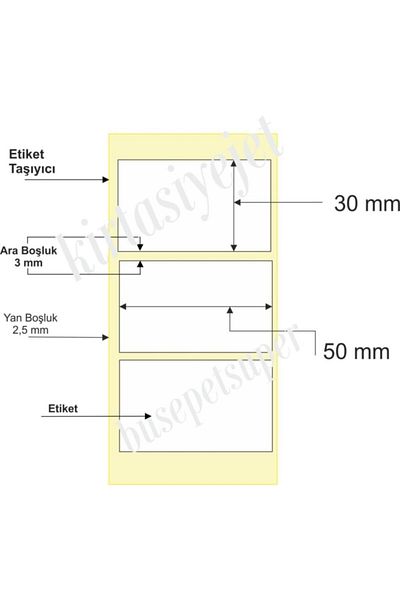 BK Etichetă cu coduri de bare laminată termică 30 * 50 1000 de role (10 role Pkt. Prețul)