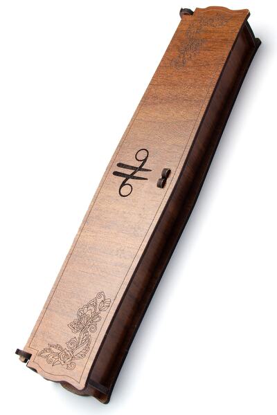 OTTOTESBİH Men's Gift WAlnut Tree PAtterned Bracelet / RosAry Box