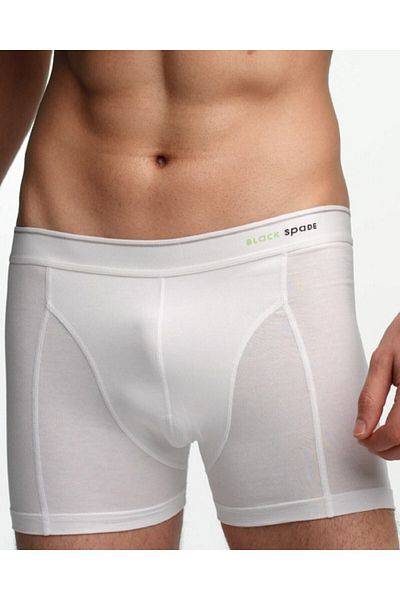 Blackspade Tender 92% Cotton Ανδρικό Λευκό Boxer 3 Συσκευασία