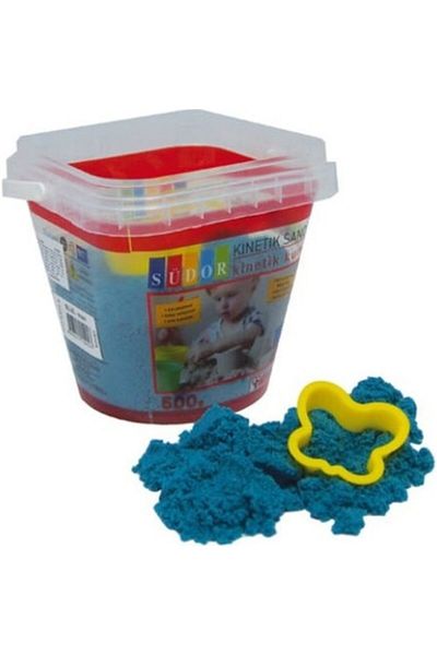 Südor Kinetic Sand Bucket 500 gr Blue + Mold