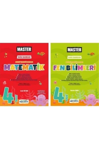 Okyanus Yayınları 4. Sınıf Master Soru Bankası Seti