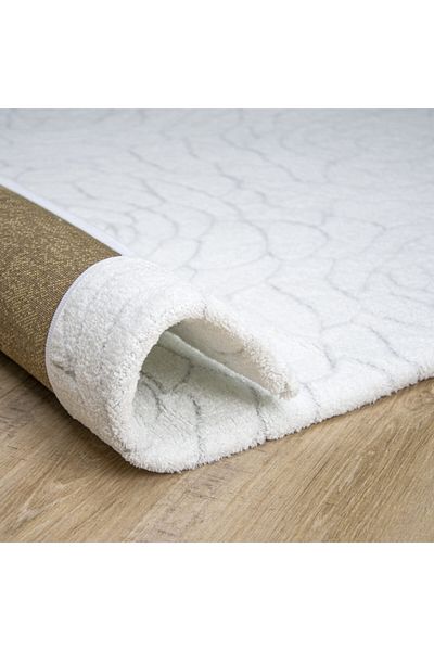 Hakan Welsoft Carpet Cover Rose Pattern Cream