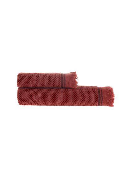 Buldans Parga Waffle Textured Cotton Pashkir Hand Towel 50x90 Cm